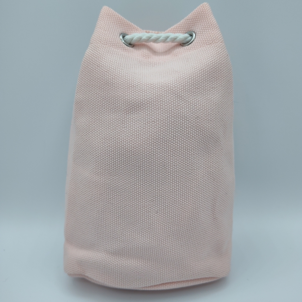 Dior Beauty Blush Pink Canvas Drawstring Pouch Tote Limited Edition Bag NWOT - Picture 2 of 3